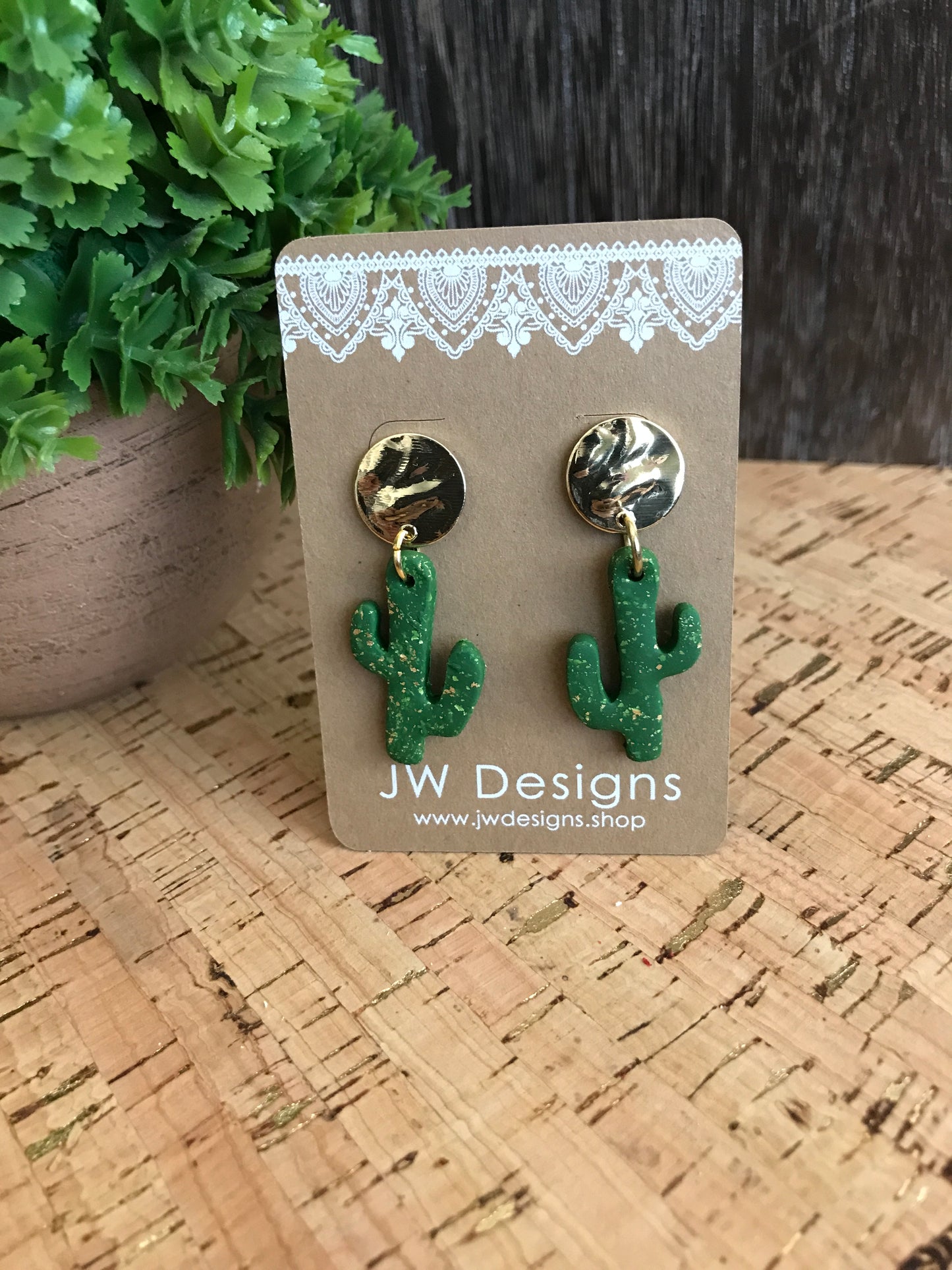 Polymer clay earrings