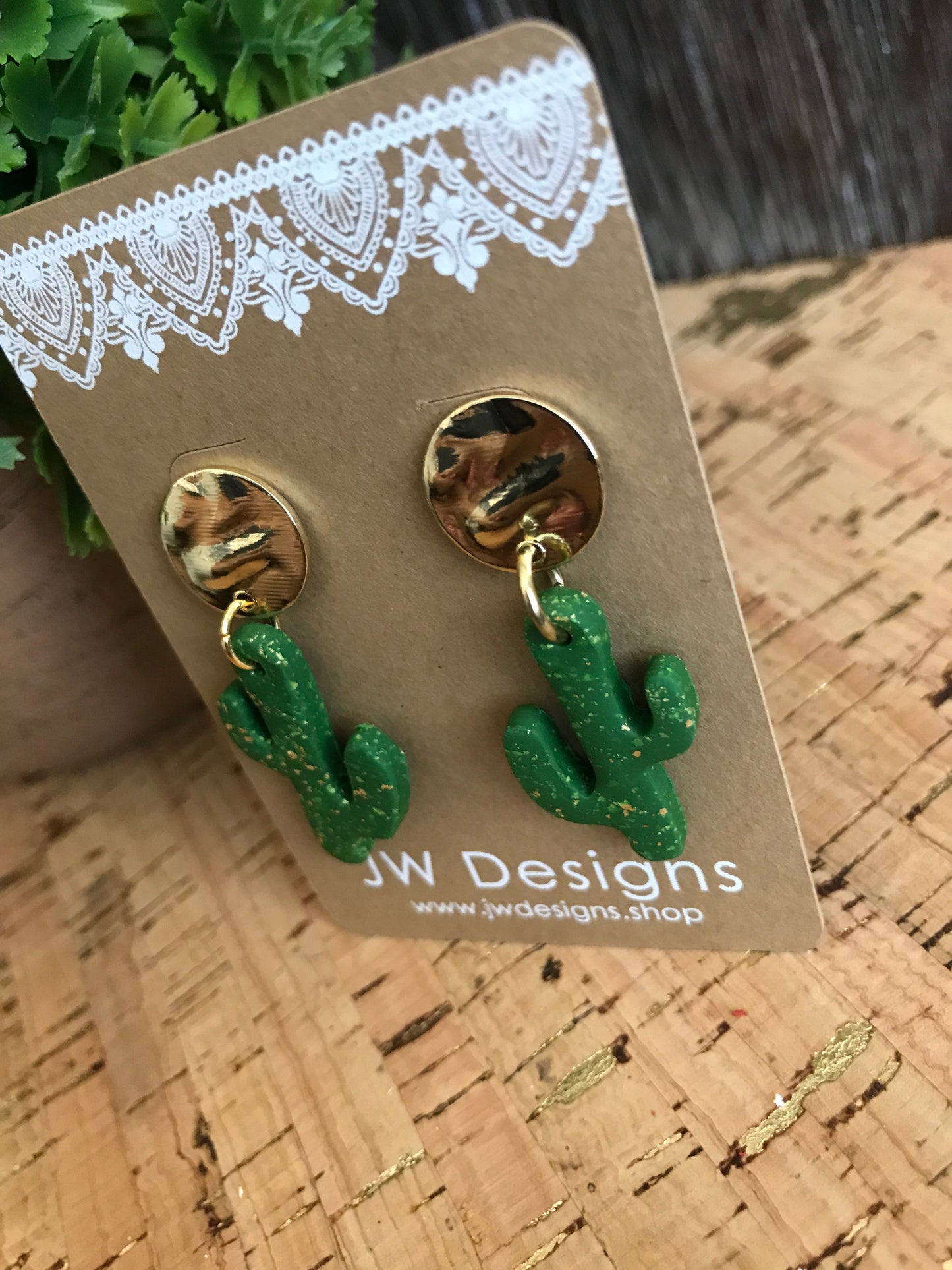 Polymer clay earrings