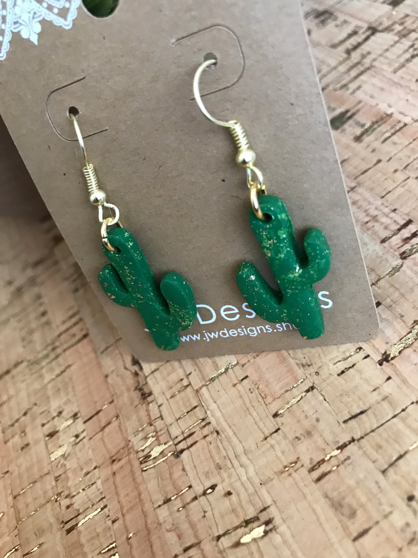 Polymer clay earrings