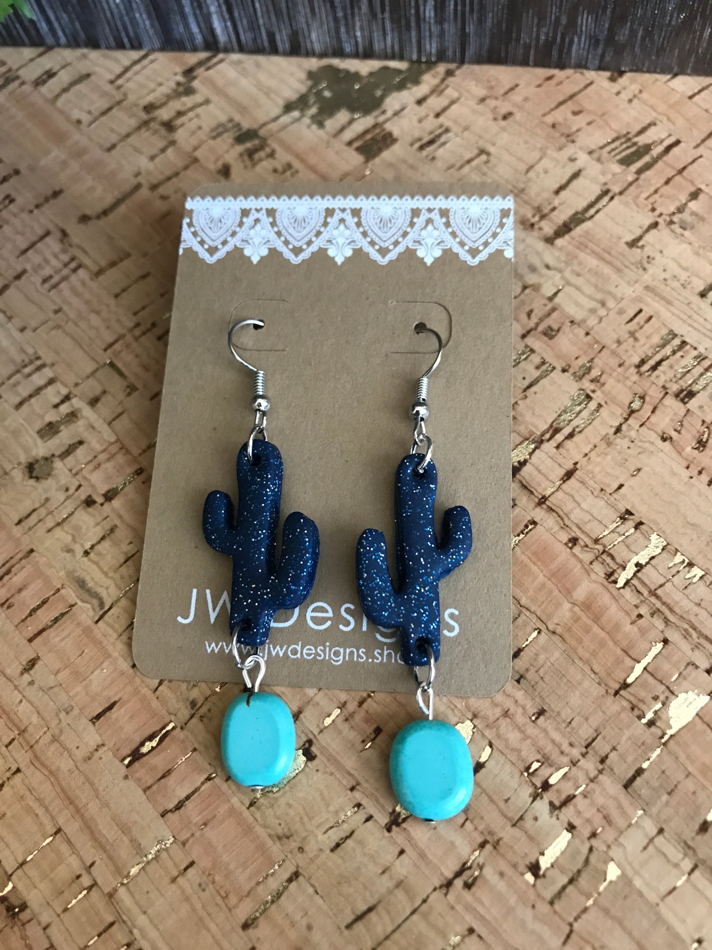 Polymer clay earrings