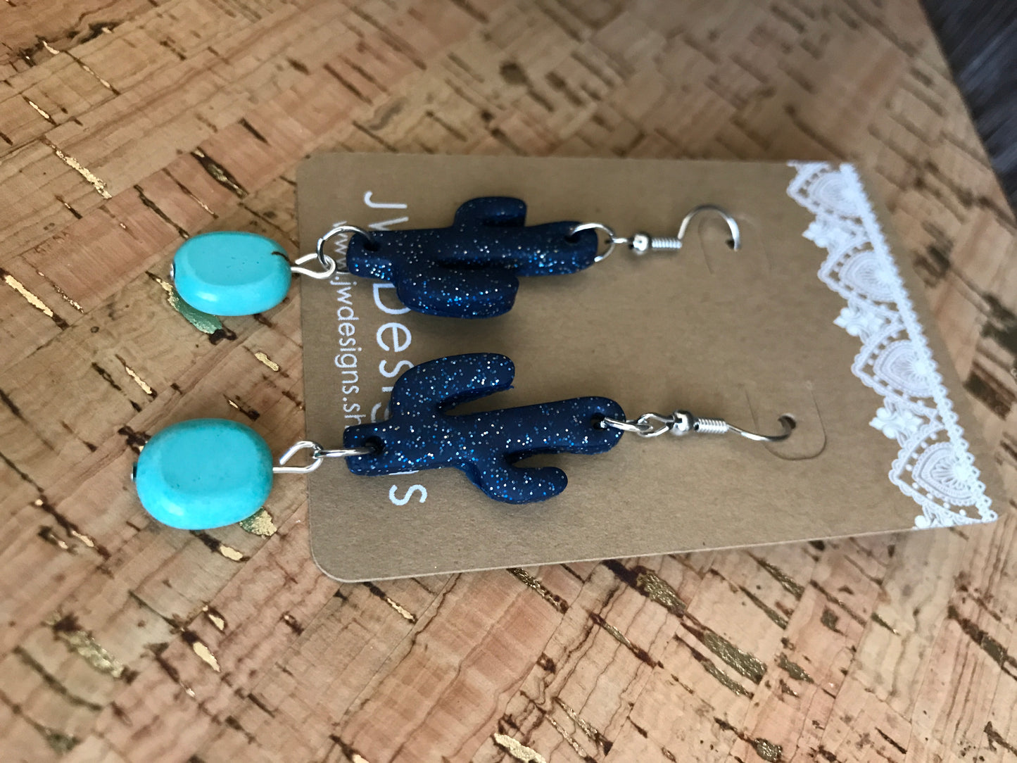 Polymer clay earrings